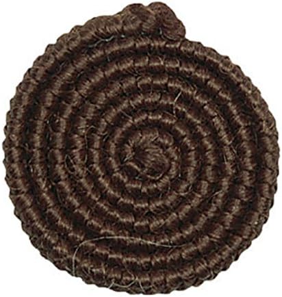 Special Effects Makeup - Grimas Theatrical Crepe Wool (Browns) - Fake Hair beards Moustaches - Multiple lengths and colours (Dark brown, 12 cm)