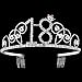 BABEYOND Crystal Birthday Tiara Crown Princess Birthday Crown Hair Accessories Happy 18th Birthday Crown Tiara for Women (18 Birth)