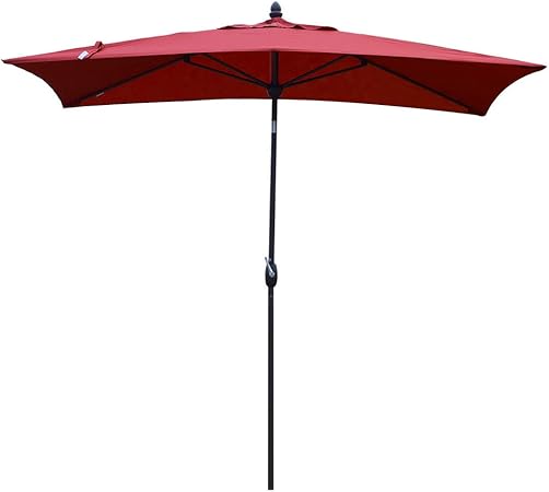 Amazon Com Sorara Patio Umbrella Rectangular Outdoor Market