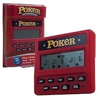 Trademark Global Electronic Handheld 5 in 1 Poker Game