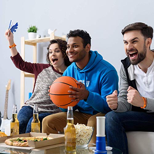 Norme 24 Pieces Basketball Silicone Bracelets Boy Rubber Wristbands