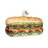 Old World Christmas Deli Sandwich Glass Blown Ornament