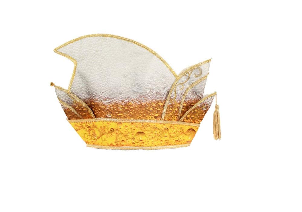 shoperama Beer Prince Cap, Prince Hat, Committee Hat, Carnival, Men's Carnival Sprinz, Stag Party, JGA Funny Pils