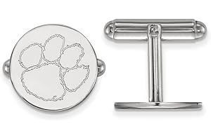 LOGOART Clemson Cufflinks (Sterling Silver)