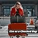 Gonex 60L Packable Travel Duffle Bag Foldable Duffel Bags for Luggage Gym Sports Camping Travelling Cycling Storage Shopping Water & Tear Resistant Gray