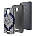 Alcatel Fierce 4 Case, TownShop Moroccan Floral Design Hard Impact Dual Layer Shockproof Bumper Case for Alcatel Fierce 4/ Alcatel POP 4 Plus/Alcatel Allura