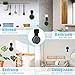Birsppy PDTXCLS Green Hills Echo Dot Wall Mount for 3rd Gen, Echo Dot Holder for Speaker, Space-Saving Echo Accessories for Your Smart Home, with Hide Messy Wires Arrangement (Black, 2-Pack)
