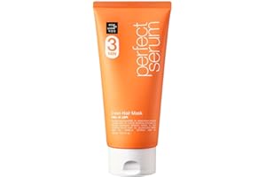 Mise En Scene 3 Min Korean Hair Mask - Perfect Serum Super Rich 3 Min Salon Pack - Strengthening and Hydrating, Korean HairCare, Hair Balm Texture 10.14 Fl Oz.