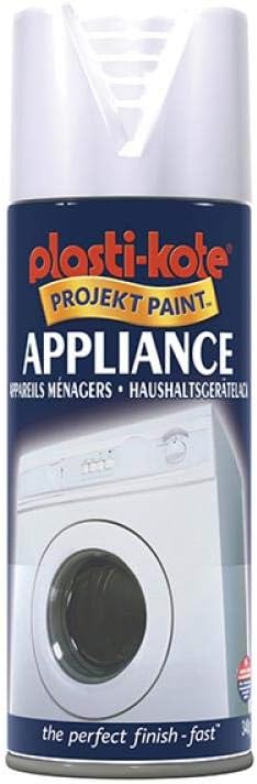 Plasti-Kote PKT619 Plasti-kote 619 400ml Appliance Enamel Gloss - White, 400 ml (Pack of 1) - Image 3