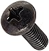 Small Parts 0604MPPBZ Steel Pan Head Machine Screw, Black Zinc Plated, Meets ASME B18.6.3, #2 Phillips Drive, #6-32 Thread Size, 1/4