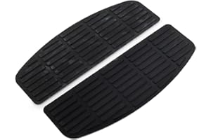 Bacar Front Rubber Rider Insert Footboard Floorboard Foot Peg Footrest Kit for Harley Davidson Touring Road Glide Electra Gli