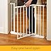 Toddleroo by North States 38.5” Wide Easy Close Baby Gate: Sturdy Safety gate with one Hand Operation, Pressure Mount, Fits 28-38.5” Wide, (29