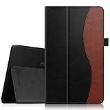 Fintie Folio Case for Amazon Fire HD 8 (Previous Generation - 6th) 2016 Release - Slim Fit Premium Vegan Leather Standing Protective Cover with Auto Wake/Sleep, Dual Color
