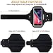 RUNBACH Armband for iPhone 8/7/6 Plus, Sweatproof Running Exercise Gym Bag with Fingerprint Touch/Key Holder and Card Slot for iPhone Plus Models (Black)