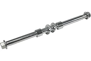 JMCHstore Rear Axle & Lock Nut w/Spacer Assembly for Coleman CT200U CT200UEX BT200X, Axis M200 196cc Off-Road Mini Bike (320mm)