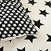 Vaulia Lightweight Microfiber Duvet Cover Sets, Tiny Star Printed Pattern, Reversible Color Design - Twin Size