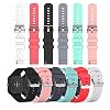 Bands Compatible with FirYawee Replacement Wristbands Accessory Colourful Silicone Bracelet 6Pack Quick Release Strap…