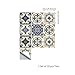 cheerfullus 10PCS Moroccan Style Tile Stickers Waterproof Wall Stickers Bathroom Art Decor,6x6 inch
