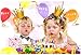 Amybasic (12 Pcs Gold Birthday Crown Hats for Birthday, Halloween Party and Wedding Anniversary.