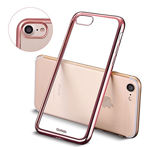 iPhone 7 Case,iPhone 7 Cover,iPhone 7 Cases,iPhone 7 Back Case,iPhone 7 TPU case,Gotida iPhone 7 Fashion Clear Protective Cases Hard Cover for iPhone 7