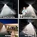 Solar Lights Outdoor Motion Sensor Super Bright White Lighting with Wireless Radar Activated Aluminum Alloy 24 LED Waterproof Wall Light for Garden Patio Landscape Fence Yard Path Garage (2-Pack)