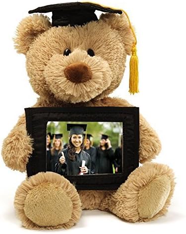 Graduation Bear Gift Plush With Photo Memory Keepsake by boofle online