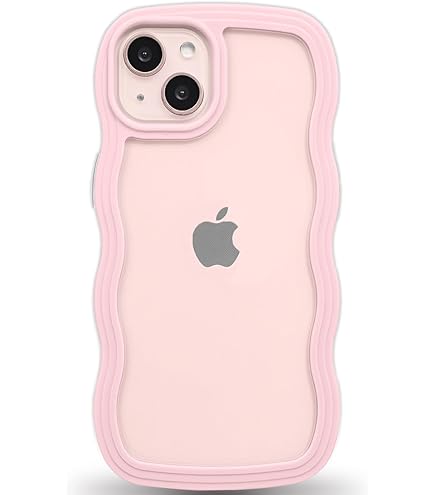 Amazon.com: Caseative for iPhone 13 Case,Cute Curly Wave Frame