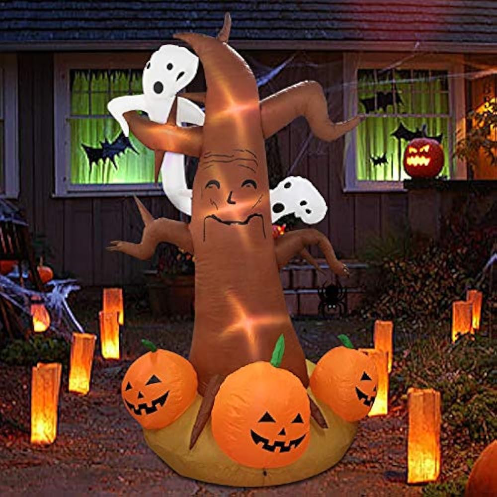 Halloween Inflatable Decorations - Outdoor Yard Large Scary Party Blow ...