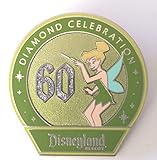 Disney Disneyland 60th Anniversary Diamond Mystery Pin - Tinker Bell