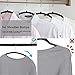 Voilamart Velvet Bump Free Hangers 50 Pack - Extra Strong Hold Up-To 15Lbs, Non Slip No Shoulder Bump Suit Hangers with Bar Hooks for Men Women Dress Coat Pant Closet Organizer