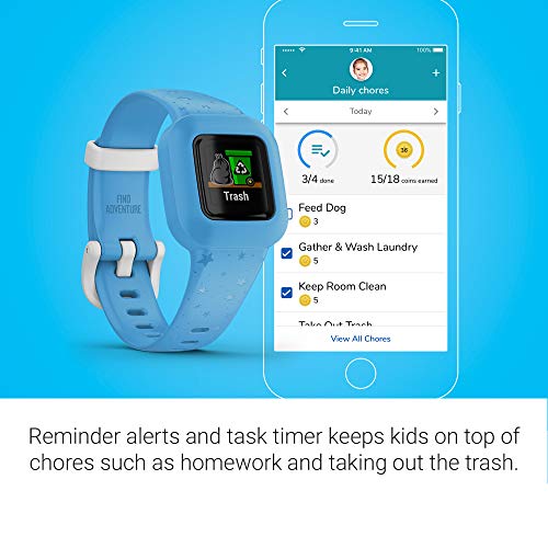 Garmin vivofit jr. 3, Fitness Tracker for Kids, Includes Interactive