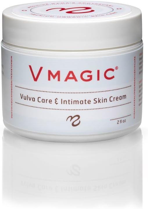 Medicine Mama's Apothecary Vmagic Organic Vulva Cream vaginal moisturizer Estrogen Free, Fragrance Free 2 Fl Oz