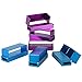 6pcs New FG RA Drills Burs Holder Block Case Organizer Alumimum Instrument