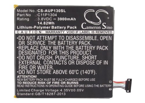 Cameron Sino 3900mAh Li-Polymer High-Capacity Replacement Batteries for Asus MeMO Pad HD7, ME173X, Memo Pad HD, ME180A, K00L, Memo Pad 7, fits Asus C11P1304, C11Pn51, C11PN9H