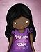 Set of 4 Art Prints for Girls Room African American Artwork Pink Purple Wall Art Posters for Child's Bedroom or Nursery 8x10 Dark skin Black Hair Girl