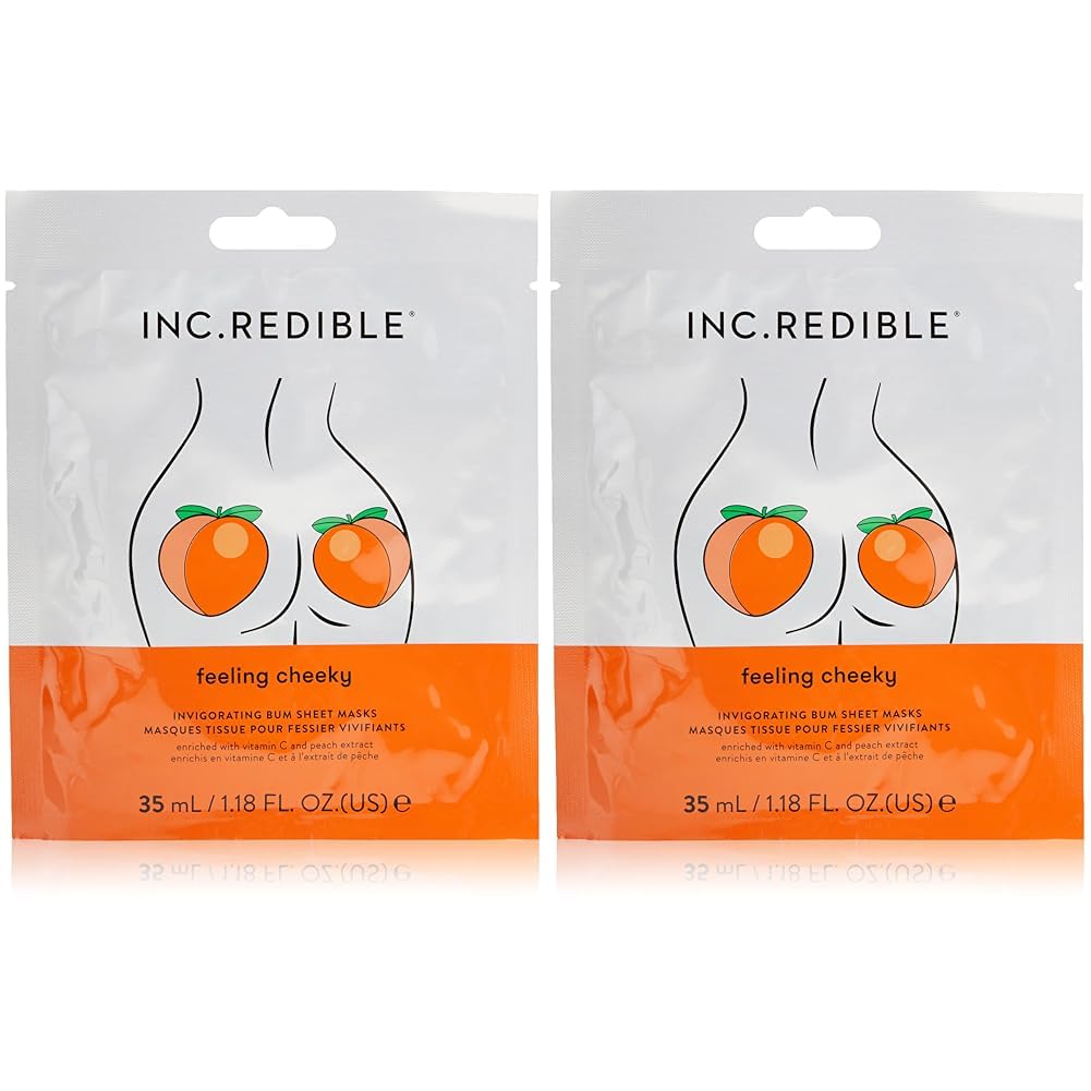INC.redible Feeling Cheeky Bum Mask, 35 ml, 12018 (Pack of 2)