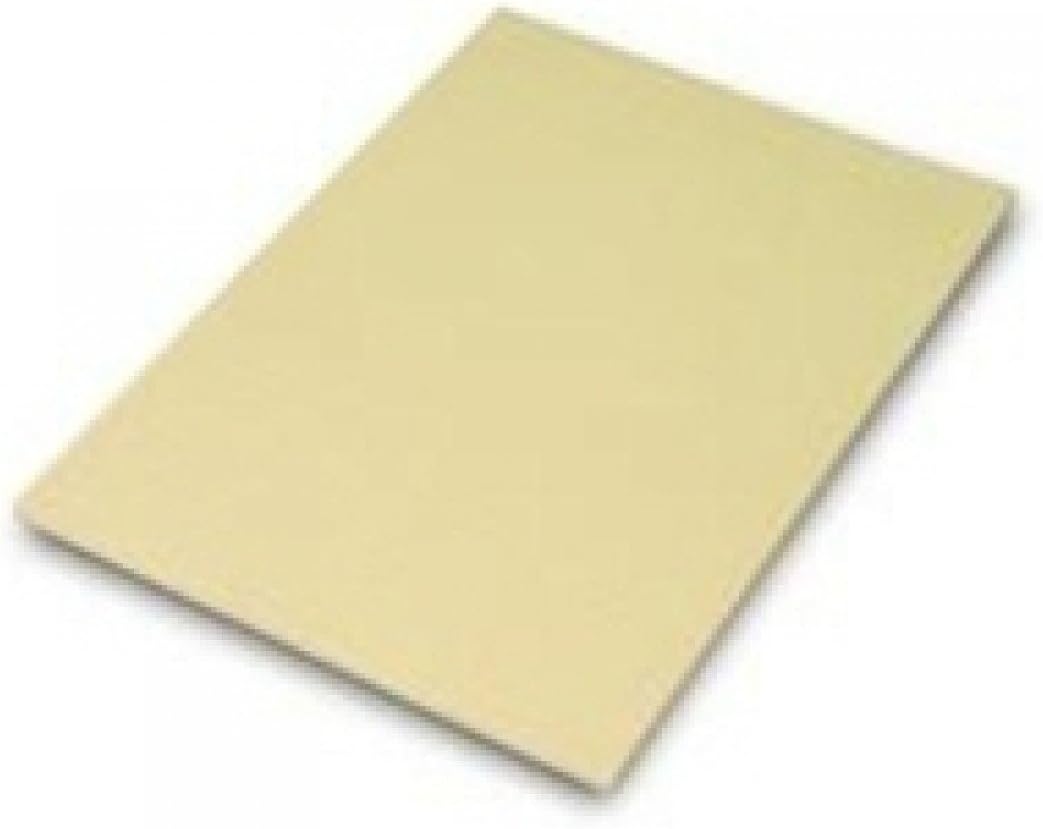 Q-Connect Feint Ruled Board Back Memo Pad 160 Pages A4 Yellow (10 Pack), 60 Leaf