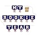 Kitticcino Baseball 1st Birthday Monthly Photo Banner Baseball Theme First Year My Rookie Year Banner for First Birthday Party Decorations Baby Shower Supplies