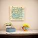 Love is Patient Love is Kind Love Never Fails 12 x 12 inch Pine Wood Plank Wall Sign Plaque
