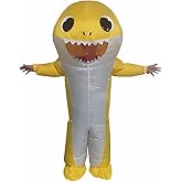 Inflatable Costume Adult Blow Up Shark Costume For Halloween Birthday Gift Role Playing Game Party Costumes