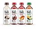 Bai Flavored Water, Mountainside Variety Pack, Antioxidant Infused Drinks, 18 Fluid Ounce Bottles, 12 Count, 3 each of Tanzania Lemonade Tea, Ipanema Pomegranate, Molokai Coconut, Panama Peach