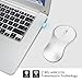 2.4GHz Mini Wireless Mouse Silent Click Compact Soundless Optical Mice with Nano USB Receiver for Laptop PC and Mac (Space Silver)
