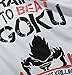 Training to Beat Goku Super Nerdy Ninja Tank Top White