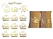 Bachelorettesy Wedding Temporary Tattoos 6 Sheets Bride Bachelorette Stickers 100+ Metallic Gold Tattoos for Bridal Party, Bachelorette Trip, Bridal Shower Party Decorations, Party Favors (Jenna)