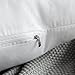 MIULEE Pack of 2, Decorative Pillow Insert Polyester Cotton Indoor White Adjustable Throw Pillows for Sofa Bed 18