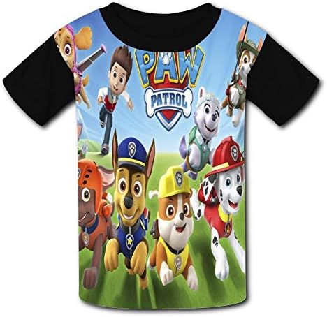 Youujihus Paw_Spark_Patrol 3D Print Youth T-Shirts Crew Neck Kids Tees