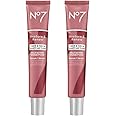 No7 Restore & Renew Face & Neck Multi-Action Serum - Collagen Peptide Anti-Aging Facial Treatment - Hyaluronic Acid Hydrating + Pro Retinol Skin Firming Hibiscus Peptides (2 Pack, 1.69 Fl Oz Each)