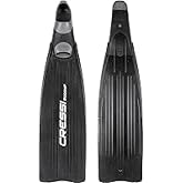 Cressi Free Diving Reactive Long Fins - High-Performance, Good Control - Gara 2000 HF: Made in Italy