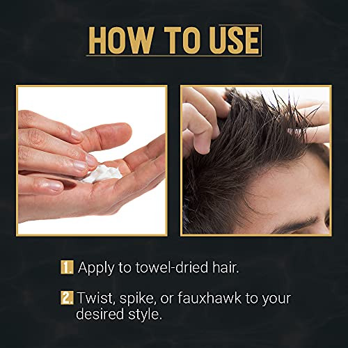 Woody's Wood Glue Extreme Styling Gel for Men, Intense Longlasting