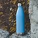 Thermo Tank Insulated Stainless Steel Water Bottle - Ice Cold 36 Hours! Vacuum + Copper Technology - 25 Ounce (Haze Blue, 25oz)